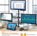 Microsoft Surface Pro Dock for Surface Pro 4/Pro 5/Pro 6 USB Hub Docking Station with Gigabit Ethernet, 4K HDMI VGA DP Display, 3xUSB 3.0, Audio Out, USB C, SD/TF Card Slot Combo Dock Only for Surface Pro 4/5/6. 