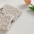 yaKorea Style Cute Floral Phone Case for Iphone 12 14 13 11 Pro Max X XSmax XR 7 Plus Soft TPU Pink Yellow Matte Flower Back Cover. 
