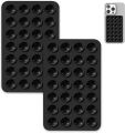 Double Side Silicone Suction Pad Phone Holder Self -  Adhesive Rubber Suction Holder Silicon Square Phone Case Silicon Pad For Phone - Compatible With All Mobiles & Tablets. 