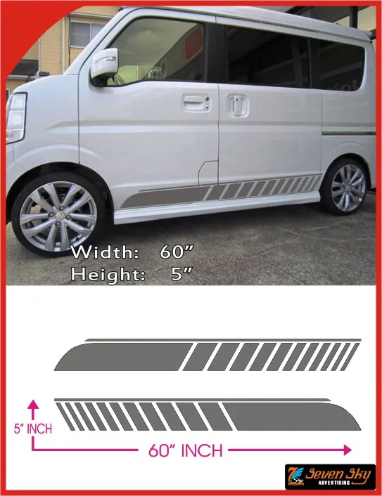 Car Side Body Stickers WAGON R Buddy Van Mini Car Hybrid Car Sports Car ...