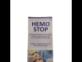 Hemo Stop for dental/ A perfect Solution for local haemorrhages. 