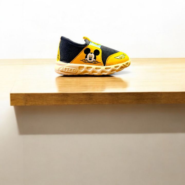 "Disney%20Junior%20Mickey%20Mouse%20Children's%20Shoes%E2%80%93%20blue%20and%20yellow%20Mickey%20%20Mouse%20Kids%20Shoes%20for-Resistant%20Gripper%20Sneakers%20for%20Autumn%20&%20%20Winter%20Printed%20Style%20Shoes%20with%20Soft%20%20Rubber%20Sole%20%7C%20Non-Slip,%20Weasual%20Boots%20for%20Boys%20&%20Girls"%20-%20Image%205