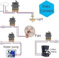DieseRC 433Mhz Wireless Remote Control Radio Control Switch AC 240V/220V 30A Relay Receiver for Light Water Pump Household Appliances Farm irrigation and Electrical Equipment. 