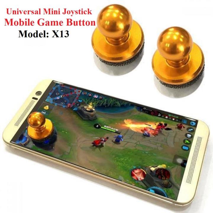 ALOGY PUBG Metal Joystick Trigger for Mobile Gaming Controller Fire Buttons L1 R1 for Gamers X13