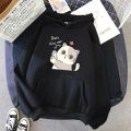 CAT Hoodie For girl & Women Printed Kangaroo Hoodie Pocket Drawstring Pullovers Clothing Long Sleeves Export Quality Winter Wear. 