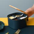 4 Grid Spice Jar Seasoning spice Container Square Pepper Pot Box Spice Rack Kitchen Storage. 