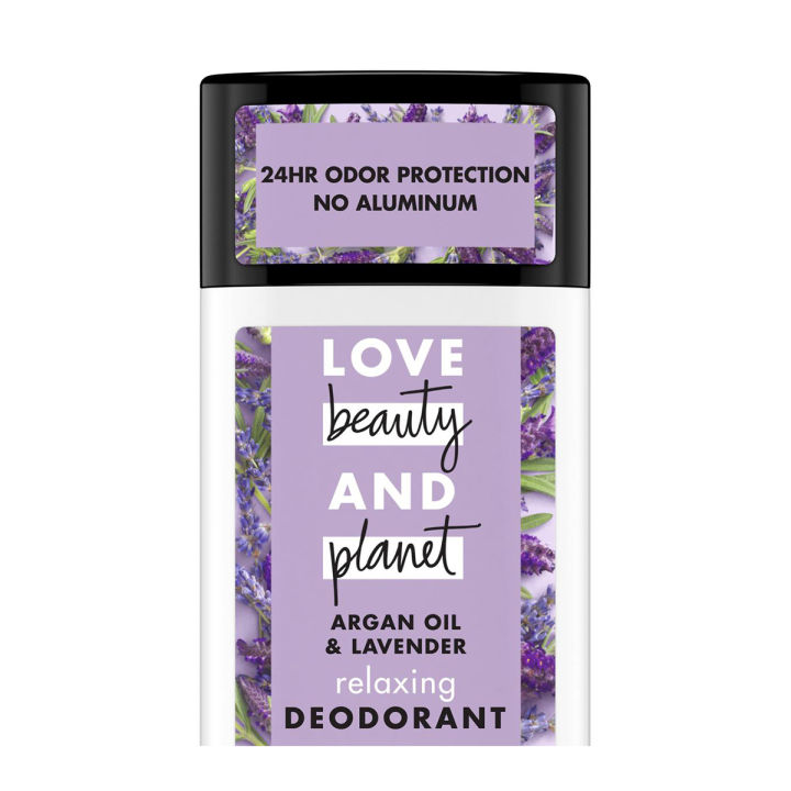 Love Beauty and Planet Aluminum-free Argan Oil and Lavender Deodorant, 2.95 Oz.