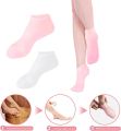1 Pair Silicone Socks Moisturizing Gel Heel Socks Exfoliating And Preventing Dryness Foot Skin Rejuvenation Foot Care Elastic Socks (Free Size). 