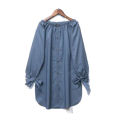 Simple Neck Design Flower Sleeves Shirt for Girls/Women - Fashionable and Stylish Shirt - Premium Quality. 