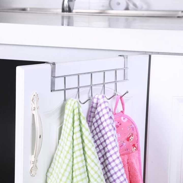 Stainless%20Steel%205-Hook%20Kitchen%20Cabinet%20Door%20Hook%20Bathroom%20Organizer%20Hanger%20Hooks%20Towel%20Hat%20Coat%20Clothes%20Cabinet%20Draw%20Door%20hook%20-%20Image%204