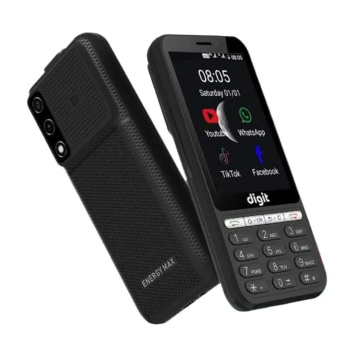 Digit 4G Energy Max Touch & Type 4G LTE Wifi Bluetooth Hotspot Video Calling Box Pack 1 Year Warranty Dual Sim - PTA Approved