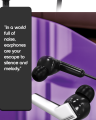 Audionic Icon Earphone | Hi-Fi Earphone Clear Treble Extra Bass Wired Stereo Handsfree With HD Mic | Wired hand free with 3.5 mm jack | premium quality earphones | High Quality Earphones. 
