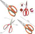 Multi function stainless steel kitchen scissor - Multipurpose All In One Kitchen Scissors 6 in 1 multi function. 
