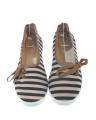 Maya Traders Brown Canvas Slip On Rubber Dye Toms For Women - B18MT. 