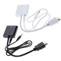 Hdmi (Male) to Vga (Female) converter Adapter with Aux. 