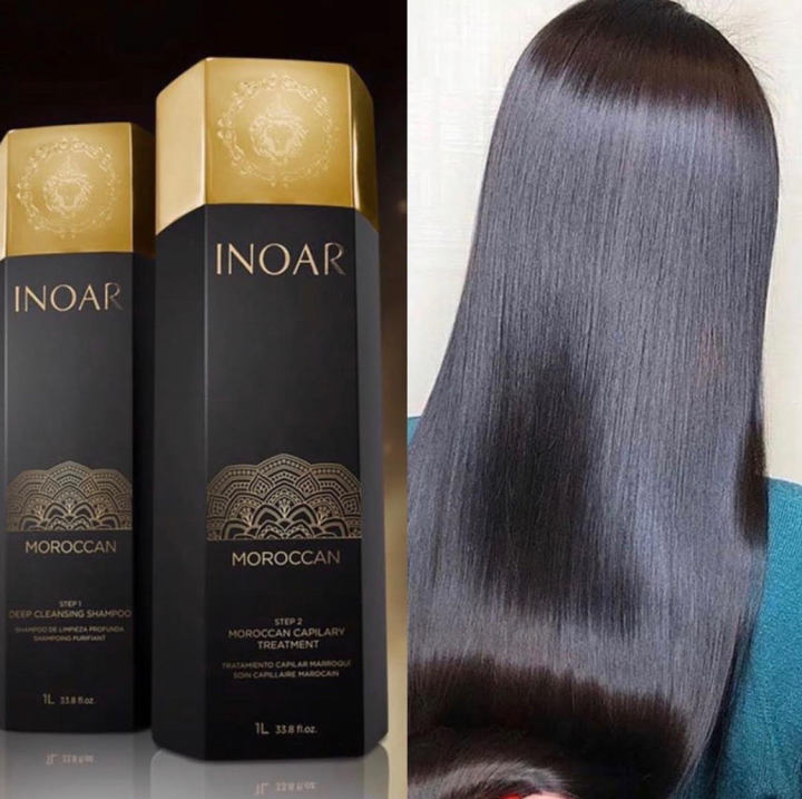 INOAR Moroccan Brazilian Keratin One-Step Straightening Treatment ...