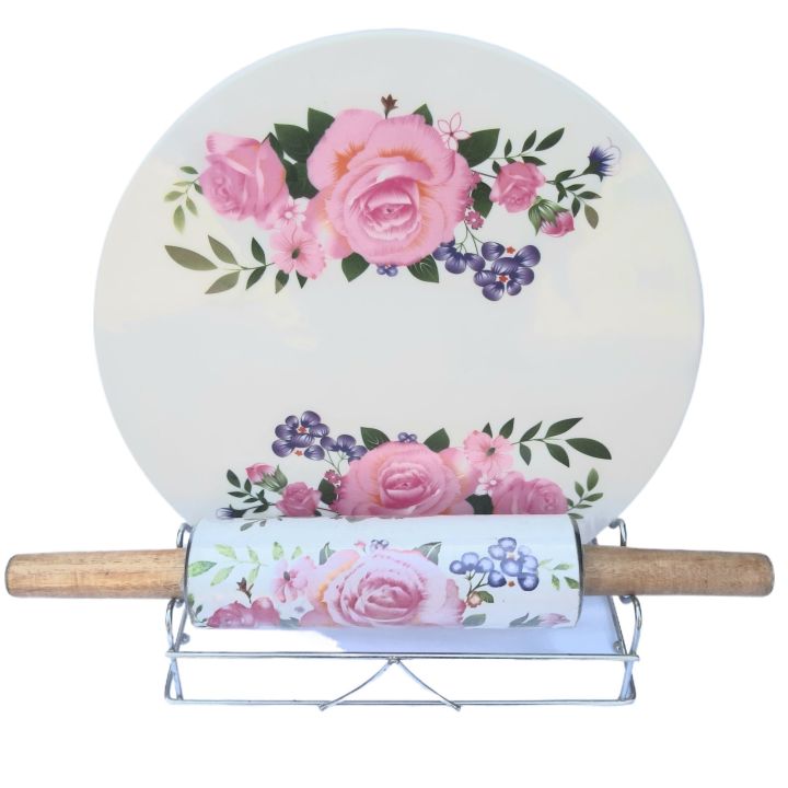 Chakla Belan With Stand Made With Melamine Unique Beautiful Perfect Roti Maker