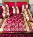 Silk Razai Set (14 Pcs) | Bridal Quilt set | Bridal Quilt and Warmer Set. 