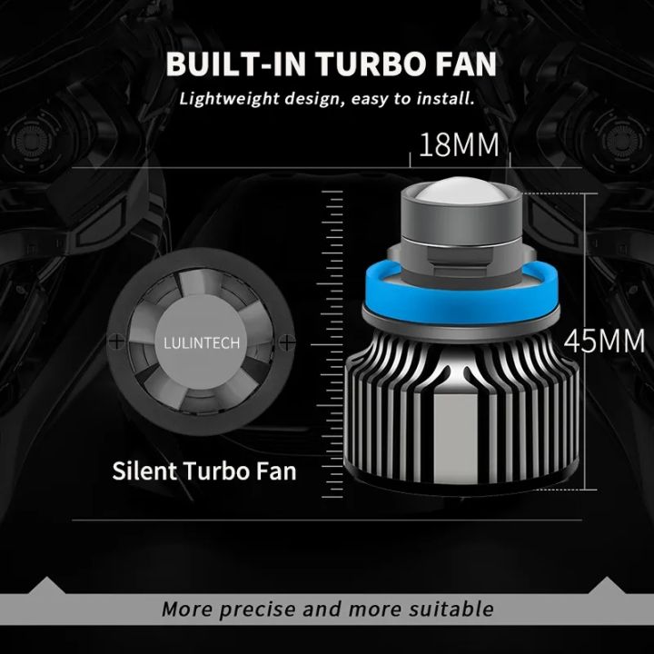 Laser%20Lens%20White%20Fog%20Light%20For%20Car%20In%20H11%20Fitting%20LED%20Bulbs%20With%20Blaster%20And%20Fan%202Pcs%20-%20Image%203