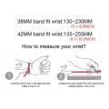 42mm/38mm iwatch 5/4/3/2/1Stainless Steel Link Bracelet wrist watchband magnetic buckle Milanese Loop For Apple Watch band strap F10, F8, F9, C200, T55 Smart Watch. 