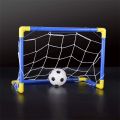 Folding Mini Football Soccer Goal Post Net Set with mp Kids Sport Indoor Outdoor Games s Child Birthday Gift Plastic. 