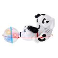 Disco Lightening Ball Dog Toy With Light Music and Bump and Go Action For Kids. 