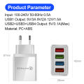 Xiaomi USB Charger Quick Charge 3.0 For Samsung Xiaomi iPhone 15 Tablets Mobile Phone Charger Adapter EU/US Plug Fast Charging. 