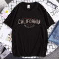 Established 1982 California United States Tshirts Men Loose Street T Shirt Hip Hop Cotton Top Avant-Garde Cool T Shirts Men'S. 
