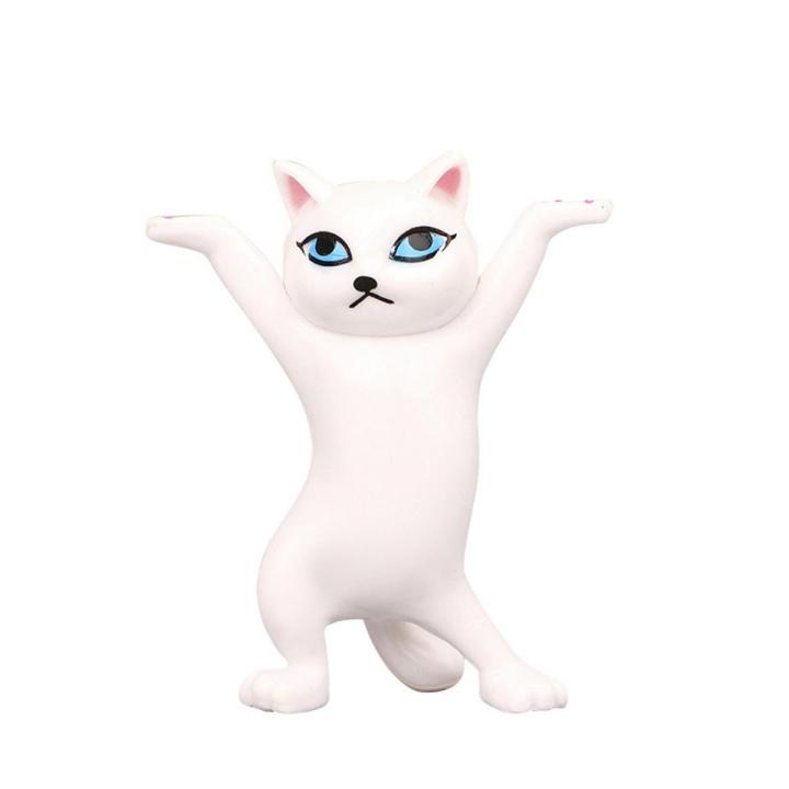 Dance Cat Wireless Headphone Stand Pen Holder Headset Holder for AirPods 1&2 and Pro Desktop Display
