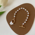 Korean Jewellery Beautiful White Butterfly Pearl Bracelet Jewellery For Girls Latest New Trendy Design Bracelet For Girl. 