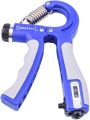 HISTRO 5-60 kg Plastic Hand Grip Strengthener – Adjustable Grip Strength Trainer with Stainless Steel Spring for Strong Wrists, Fingers, Forearm, Hands and Rehabilitation Exercise  Hand Gripper Adjustable Resistance Automatic Counting Non-Slip Hand Grip. 