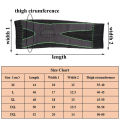 1 Pcs Long Adjustable Compression Knee Sleeves Anti-Slip Knee Support Braces for Running Elastic Nylon Sports Compression Pad Unisex Color Green, Black, Orange. 