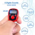 Digital Tasbeeh Counter | Hand Ring Finger Tally Counter With Light. 
