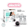 ORNAVO - Electric Breast Pump Double, 9 speeds & 2 Modes Best Breast Pumping Machine | BPA Free Electric Breast Feeding Milk Pump With Double Bottles For Time Saving | Breast Pumps Dual. 