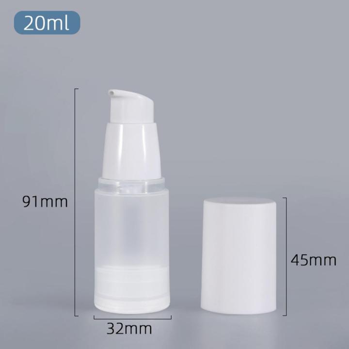 15ml 20ml 30ml 50ml 100ml Small Volume Refillable Liquid Lotion Bottle Airless Vacuum Bottles Plastic Travel Cosmetic Container