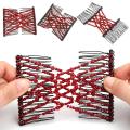 creative magic hair comb for women elastic rope disc hair clip fashion hair accessories. 
