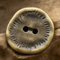 5pcs Antique Metal Buttons Beautiful Irregularly Shaped Buttons 2-hole Flat Button DIY Clothes Sewing Accessories. 