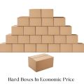Premium Packing Boxes/Cartons With Strong Kraft & Corrugated Sheet With Dimensions (16.5cm/6.5in, 11.2cm/4.4in, 10cm/4in) Best Suitable For e-commerce Business, Fragile items, Gift Box Carton. 