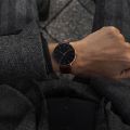 Classic Rose Gold Slim Watch - Brown Top-Grain Italian Leather Strap – Brathwait. 