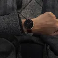 Classic Rose Gold Slim Watch - Brown Top-Grain Italian Leather Strap – Brathwait. 