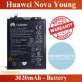 Huawei Nova Young Battery HB405979ECW Replacement Premium Quality 3020mAh For Huawei Nova Young. 