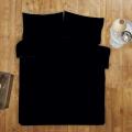 Beddy's Studio - Pure & Soft Cotton Plain Black Solid Color Bed Sheet Set With Pillow Cases  Single & King Size Bed Sheets. 