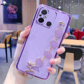 COROGI for Xiaomi Redmi 12C Back Cover + Love Heart Bracelet Luxury Glossy Shiny Plating Bumper Ladies Case Soft Silicone Protective Phone Cases. 
