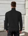 Mens Jumpers Turtle Neck Sweater Ribbed Knitted Jumpers Roll Neck Jumper Long Sleeve Sweaters Lightweight Knitwear Business Work Pullover. 