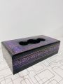 Tissue Box in beautifull Chenoti wood and very fine Laar Paint work. 