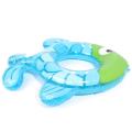 Fish-shaped Inflatable Baby Swimming Ring Swim Bath Pool Float Toy Blue Purple Blue. 