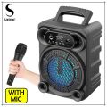 Sixonic GTS 1637 / 1638 Portable Rechargeable Wireless Bluetooth Speaker With Microphone USB SD Card Supported Powerful Sound Quality. 