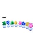 Pack of 6,7,8 (Select Quantity Before Order) Plant Artificial Perfect for Home Decor Office Desk, Coffee Table, Shower, Kitchen or Wedding Decoration. 