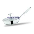 "Crown Stainless Steel Frying Pan(20cm) - Professional Quality Cookware for Every Kitchen". 
