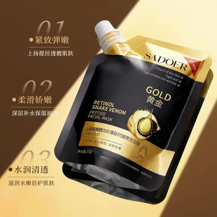 Saduer%20Moisturizing%20Retinol%20Peptide%20Facial%20Mask%20with%20Venom%20Gold%20-%20Delicate%20&%20Nourishing%20(100g)%20-%20Image%203